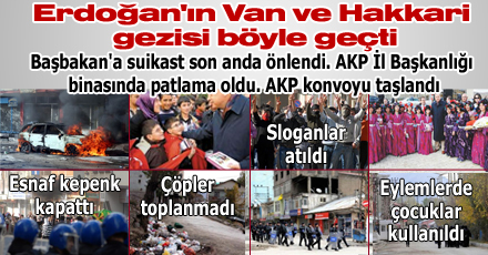 Erdoğan'ın Van ve Hakkari gezisi böyle geçti