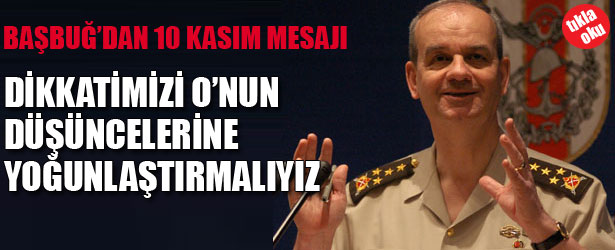 DİKKATİMİZİ ONUN DÜŞÜNCELERİNE YOĞUNLAŞTIRMALIYIZ