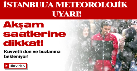 İstanbullular akşam saatlerine dikkat