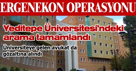 Yeditepe Üniversitesi'ndeki arama tamamlandı