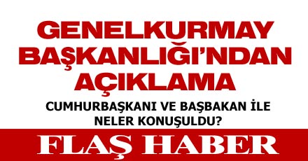 Genelkurmay Başkanlığı'ndan açıklama