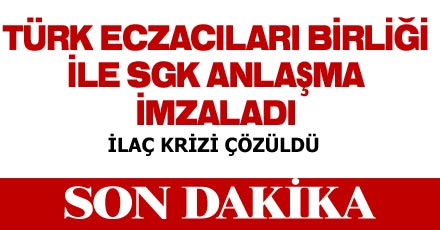 İlaç krizi çözüldü