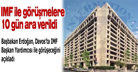 IMF ile görüşmeye 10 gün ara verildi