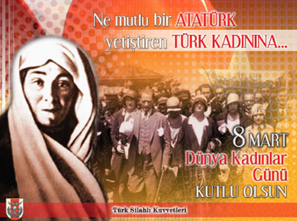DÜNYA KADINLAR GÜNÜ KUTLU OLSUN