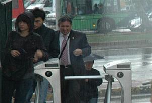 İstanbul yağmura teslim oldu