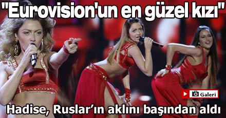 "Eurovision'un en güzel kızı"