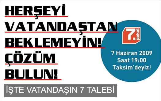 Herşeyi vatandaştan beklemeyin!