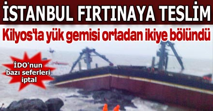 İSTANBUL FIRTINAYA TESLİM
