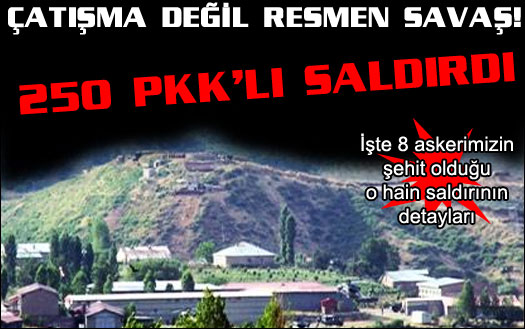 Çatışma 5 saat sürdü