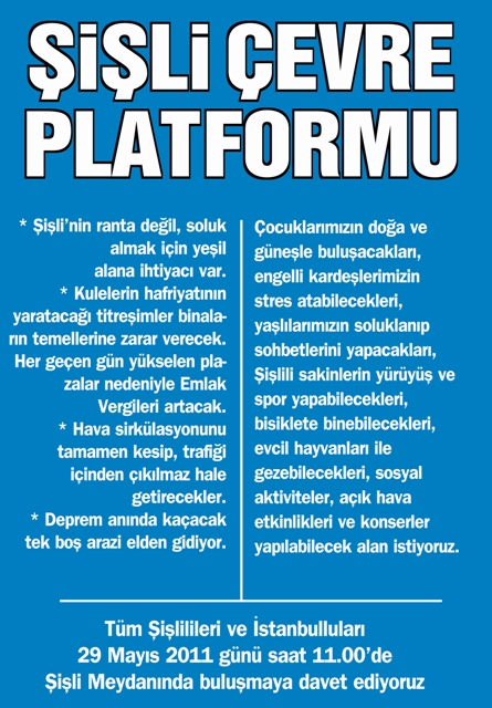 Doğal bir park için yürüyüşe