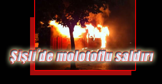Şişli'de 2 Markete Molotoflu Saldırıya Uğradı