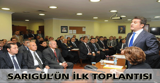 Sarıgül İlk CHP Toplantısını Yaptı