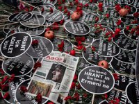 Gazeteci Hrant Dink, Şişli’de Agos Gazetesi önünde anıldı