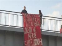 Mecidiyeköy'de zincirli eylem