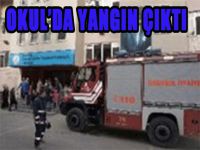 Şişli’de ilkokulda yangın