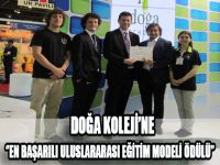 “En Başarılı Uluslararası Eğitim Modeli” ödülü Doğa Koleji’nin.