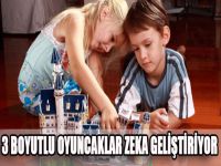 Üç boyutlu oyuncaklar çocukların zekasını geliştiriyor