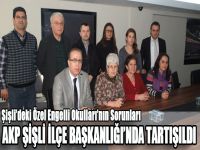 Özel engelli okulları Ak Parti Şişli’de