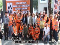 Fulya ve Kuştepe Mahalle Afet Gönüllüleri sertifikalarını aldı