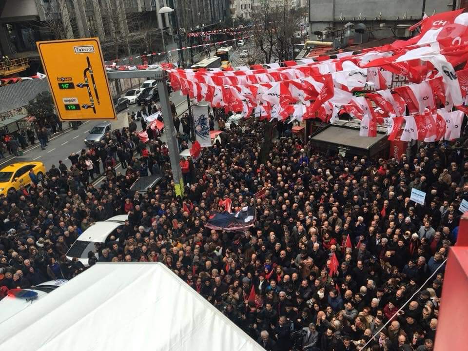 CHP Şişli Belediye Başkan adayı Muammer Keskin miting 15