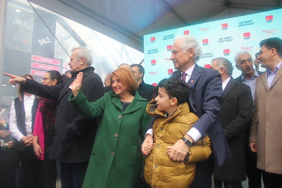 CHP Şişli Belediye Başkan adayı Muammer Keskin miting 4