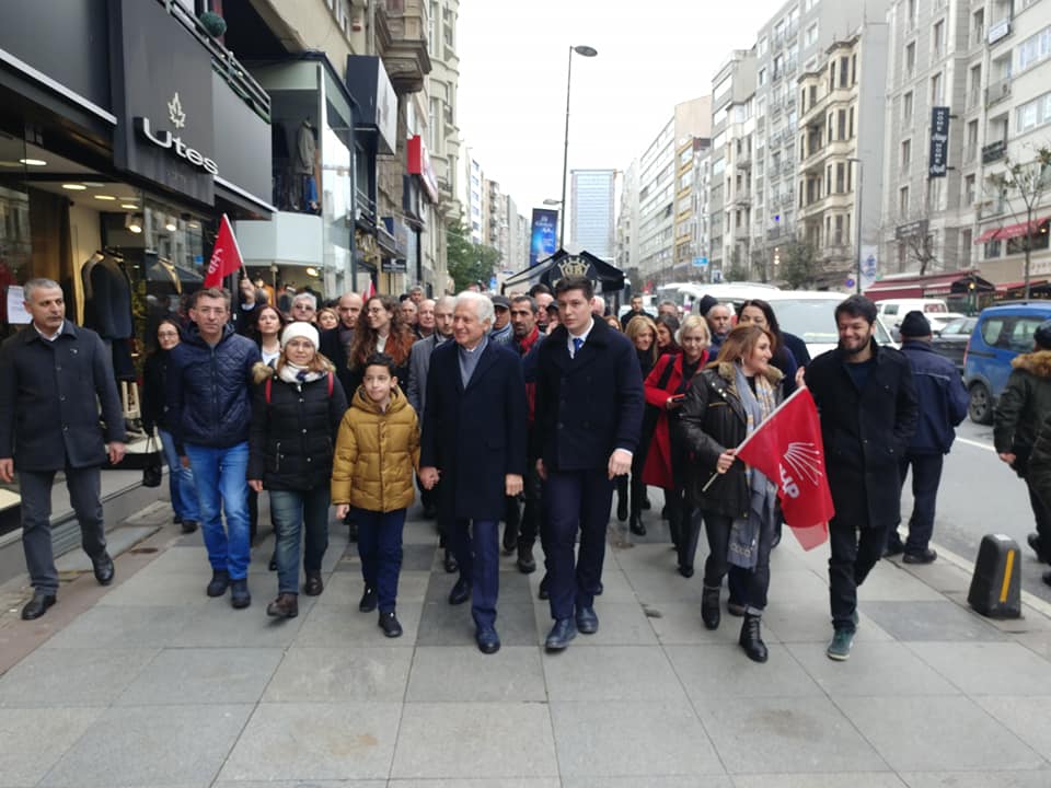 CHP Şişli Belediye Başkan adayı Muammer Keskin miting 8