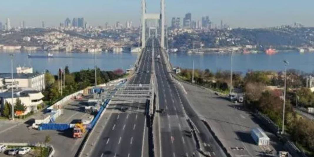 İstanbul’da, sokağa çıkma yasağında köprü! 4