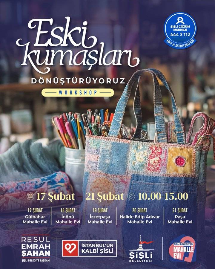 Eski veya kullanılmayan kumaşları değerlendiriyor, yeni ve işlevsel ürünlere dönüştürüyoruz. 1
