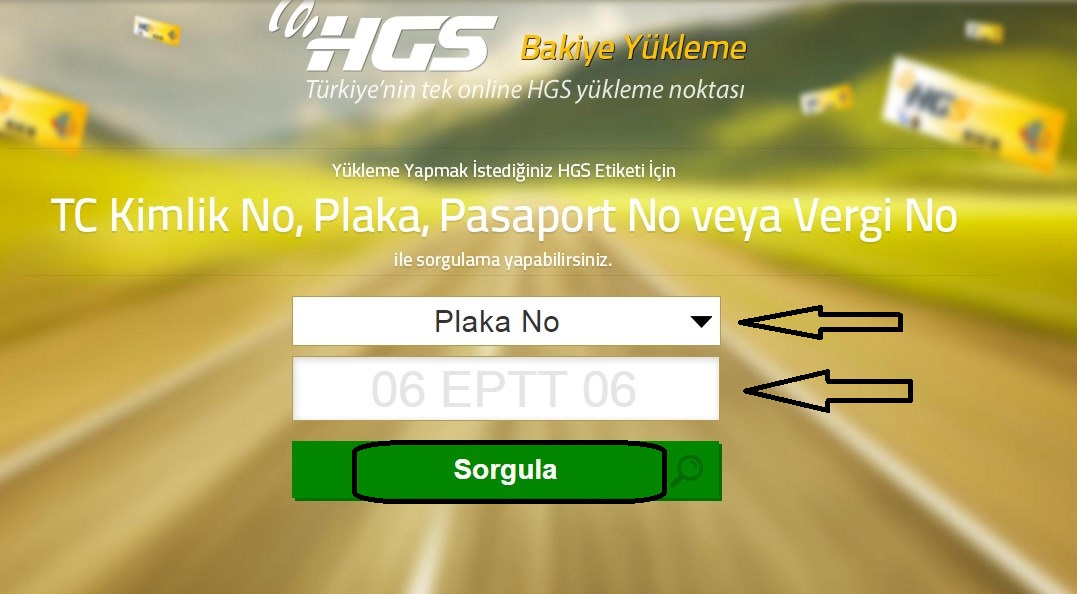 Güvenle İnternetten Kredi Kartıyla Hgs Yükleme