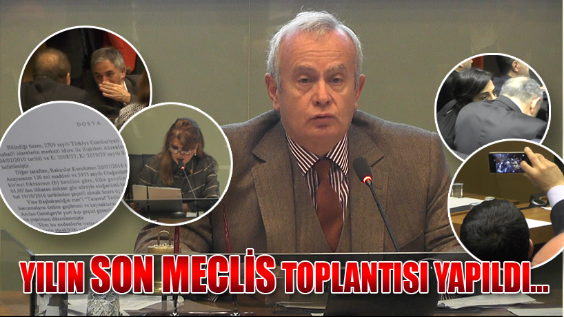 Şişli Belediyesi Yılın Son Meclis Toplantısını Yaptı.