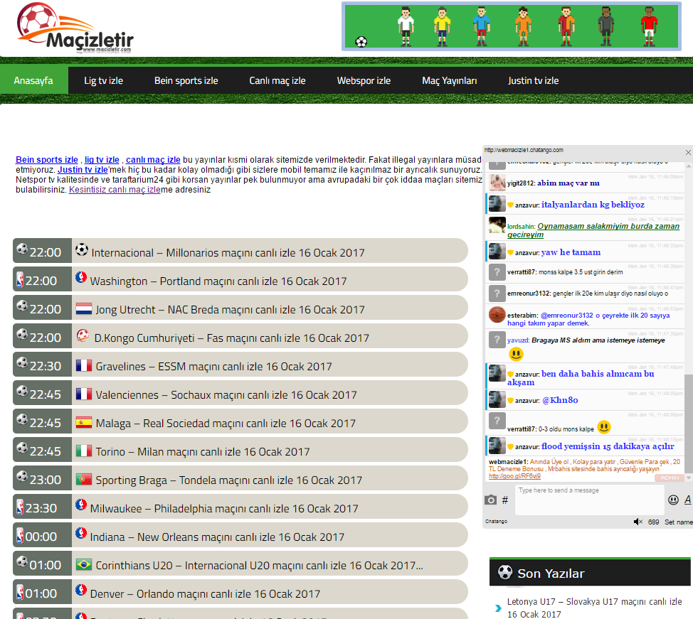 Futbol Ve Basketbol Canlı Maç İzle