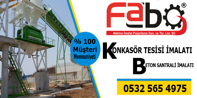 Konkasör Tesisi İmalatın da Büyük Başarılara İmza Atan Firma