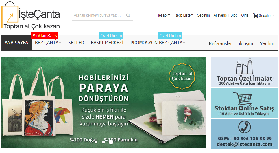 PROMOSYON BEZ ÇANTALAR