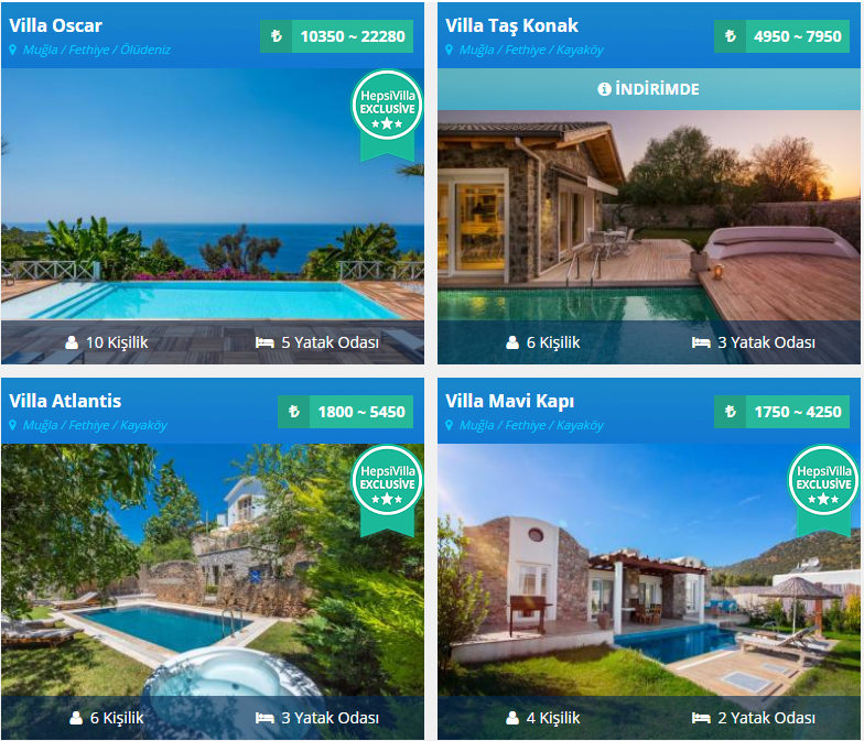 Muhafazakar Villa'da Tatil Keyfi