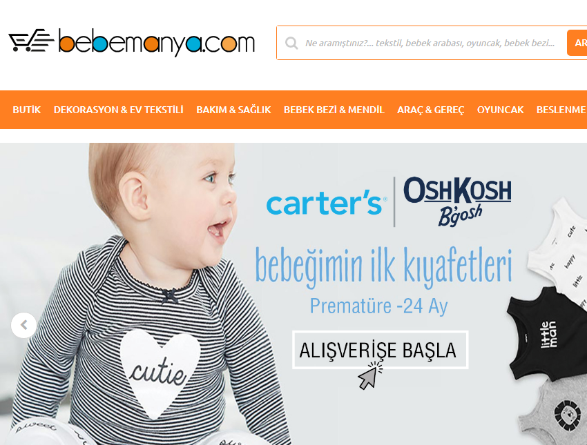 Bebemanya İle Bebek Giyim Alışverişinizi Yapın