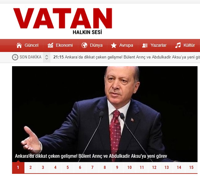 Güncel Bilgilerin Adresi Vatan Gazetesi