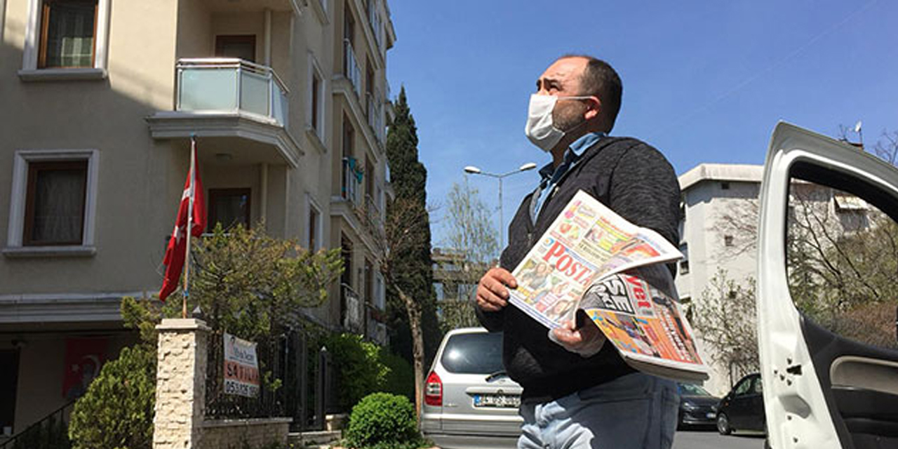 Şişli’de gazeteler, sokak sokak elden satıldı