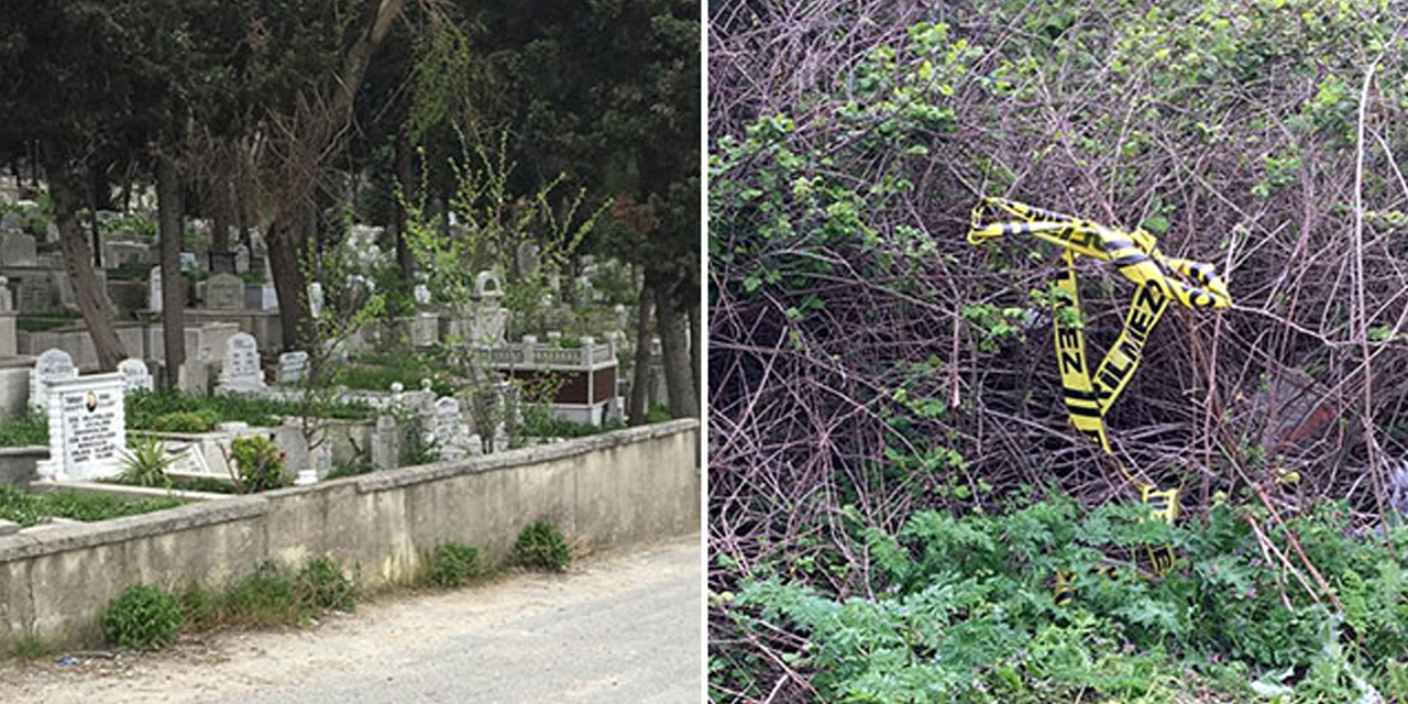 Avcılar’da mezarlık yakınında bir çuvalda insan kemikleri!