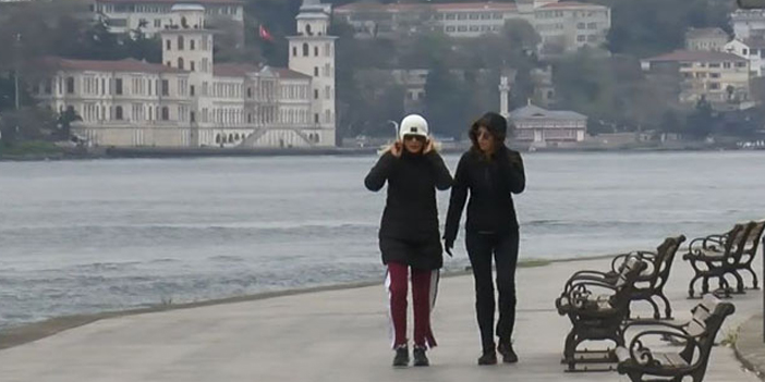 Yasağa rağmen Bebek Sahili�nde spor