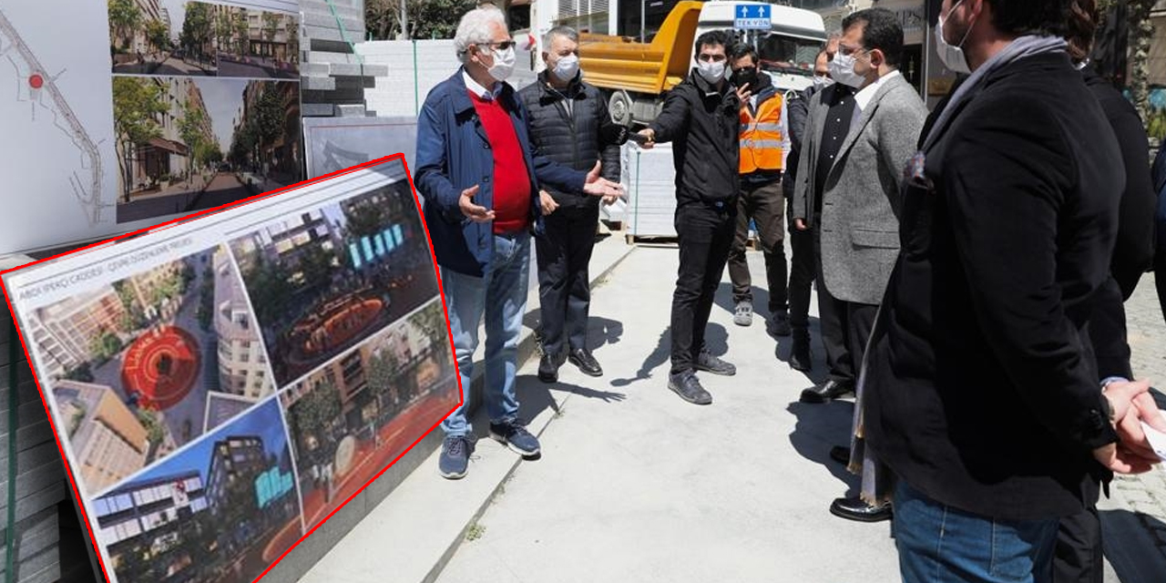 İmamoğlu, Şişli’deki şantiye çalışmasını inceledi