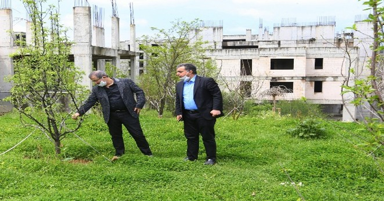 Göktürk'e meyve bahçesi yapıldı