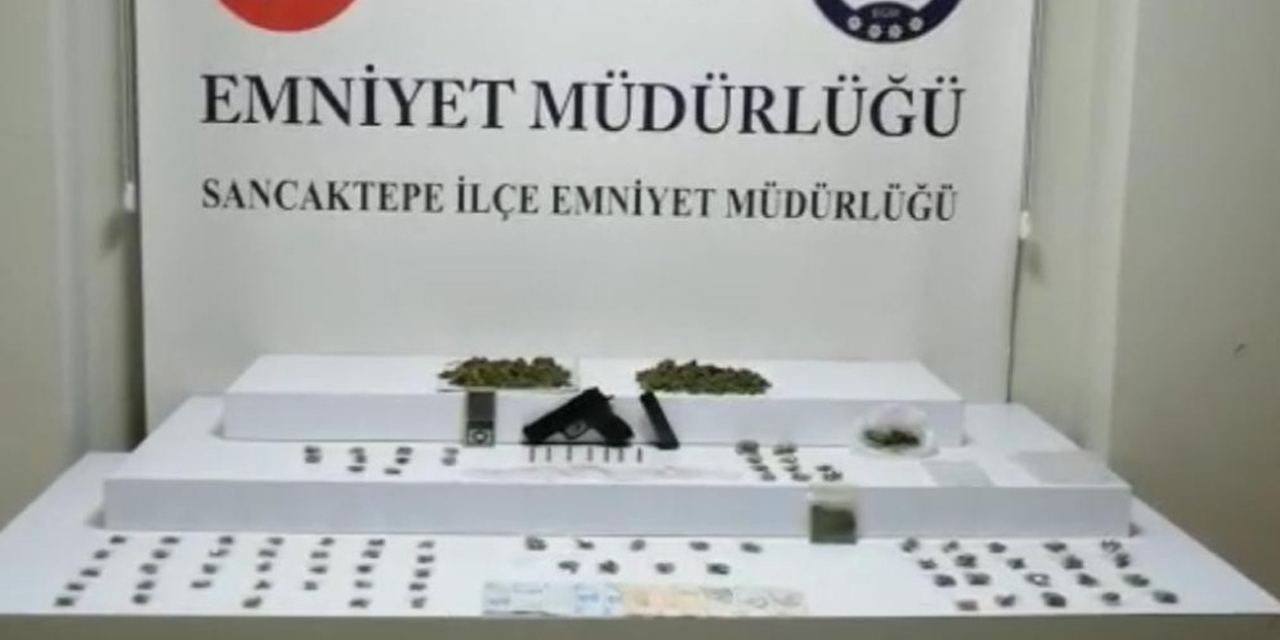 Sancaktepe'de çatı katındaki uyuşturucuyu saklarken suçüstü