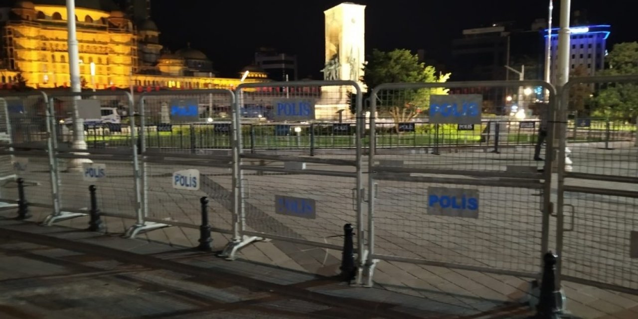 Gezi'nin yıl dönümünde, Taksim bariyerlerle kapatıldı