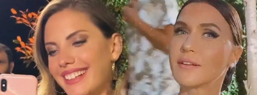 Eda Ece ve Şevval Sam 'Yasak Elma' setinde çok eğleniyor