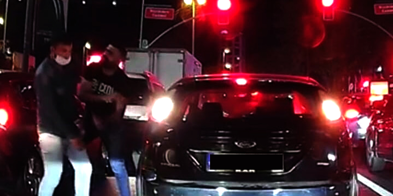 Şişli Büyükdere Caddesi’nde mendil satıcısı darp edildi