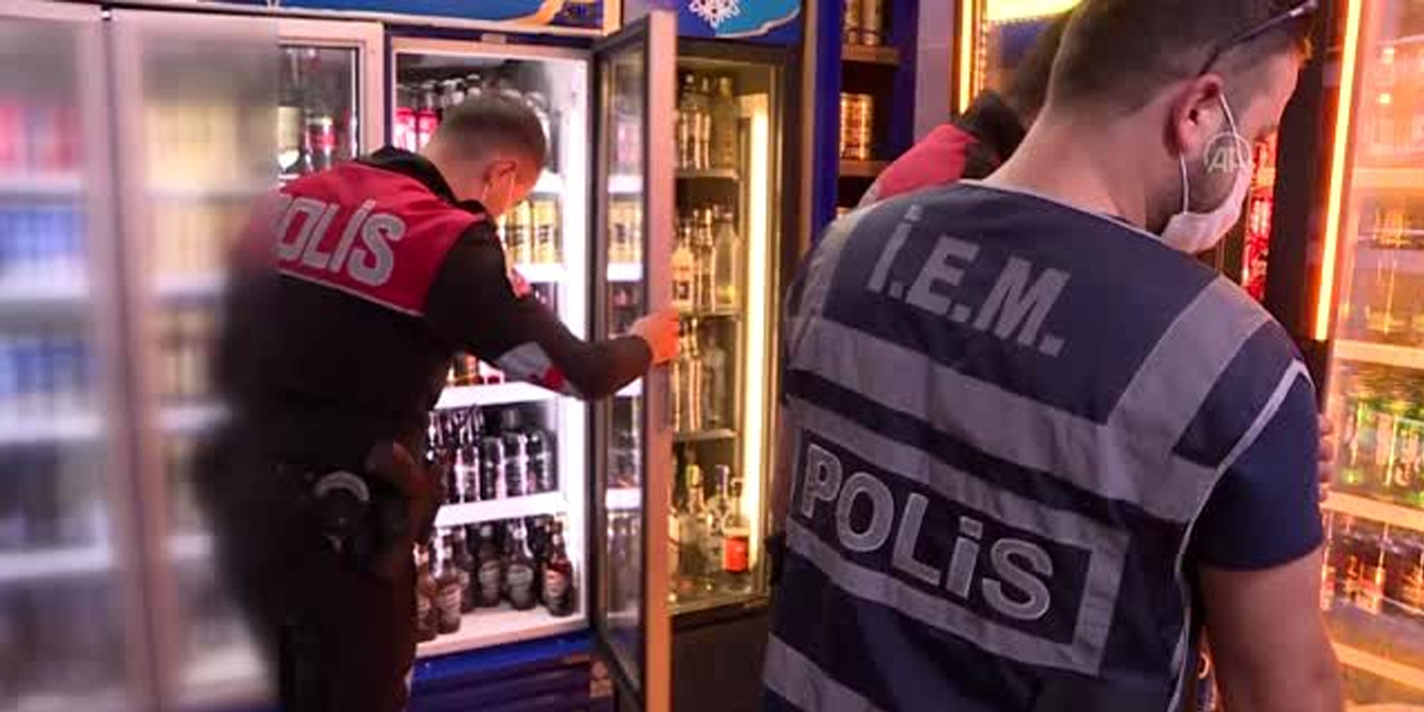 Şişli'de kaçak alkol ve sahte içki denetimi yapıldı