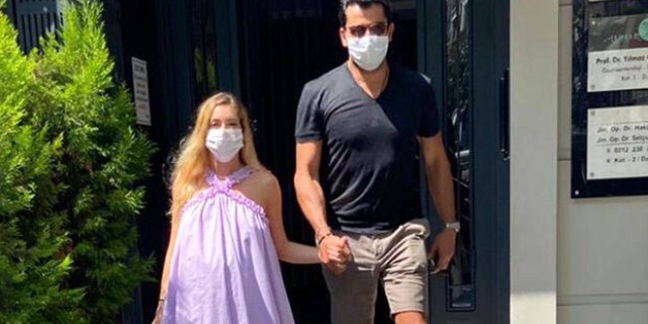 Kenan İmirzalıoğlu ve Sinem Kobal çocuklarının ismini Nişantaşı’nda açıkladılar