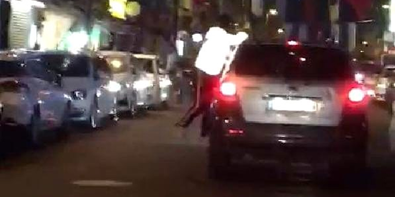 Şişli Feriköy’de tehlikeli yolculuk kamerada!