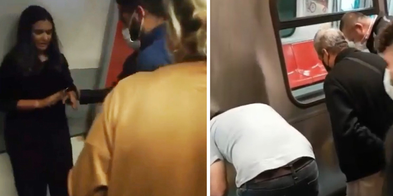 Şişli’de Mecidiyeköy metrosunda genç kız rayların arasına düştü!