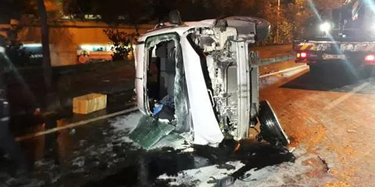 Şişli Büyükdere Caddesi’nde feci kaza!
